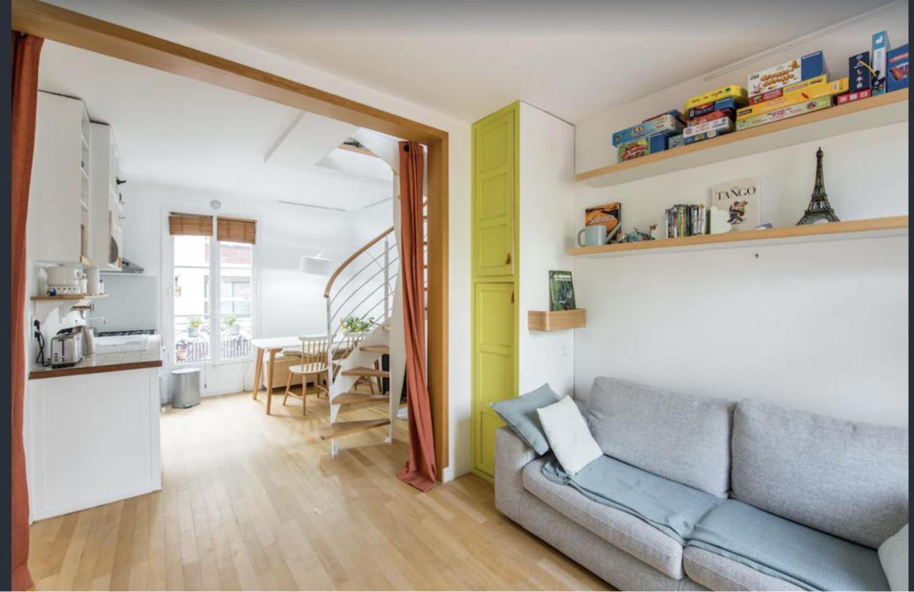 Paris Petit Appartement Lumineux Et Atypique Екстер'єр фото