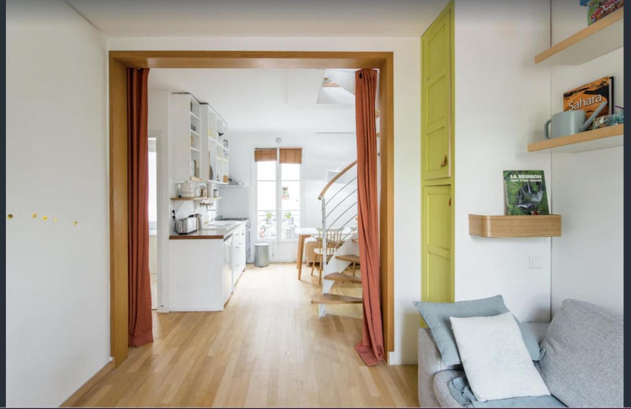 Paris Petit Appartement Lumineux Et Atypique Екстер'єр фото