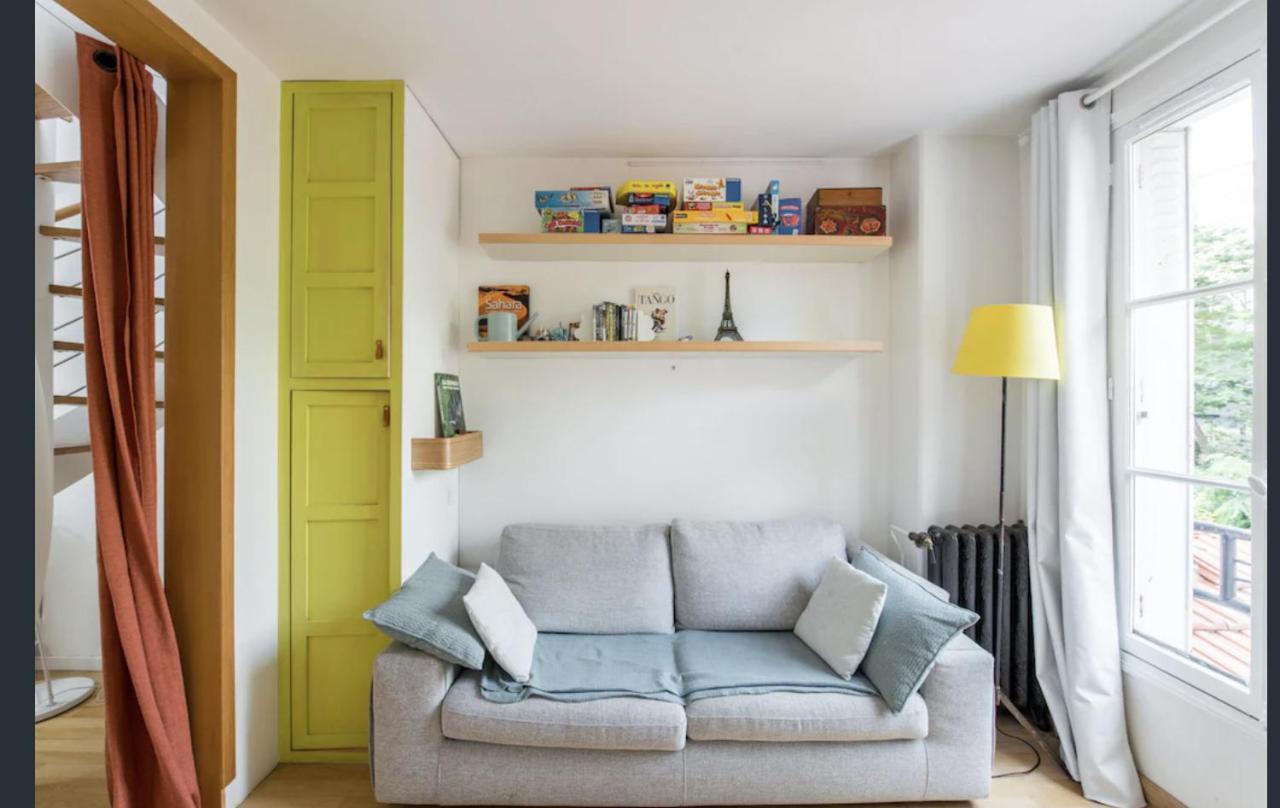 Paris Petit Appartement Lumineux Et Atypique Екстер'єр фото