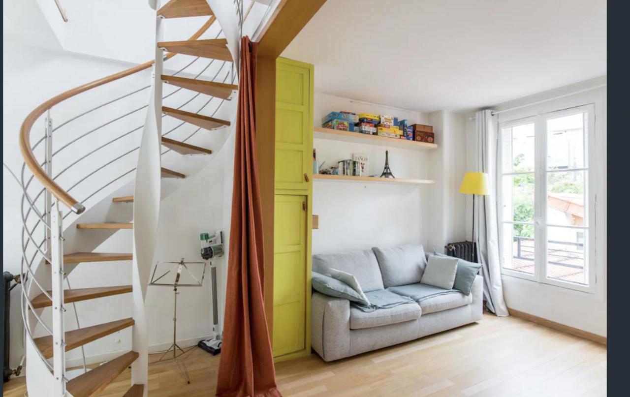 Paris Petit Appartement Lumineux Et Atypique Екстер'єр фото